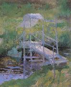 John Henry Twachtman The White Bridge oil on canvas